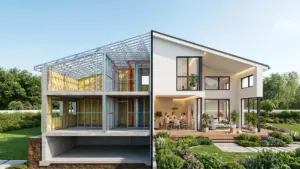 Duurzame staalframebouw in aanbouw - Steelframe Projects